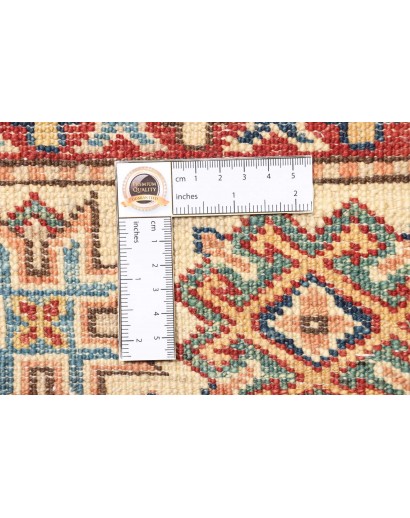 Tappeto Kazak Fine Pakistan marrone grigio 123x181