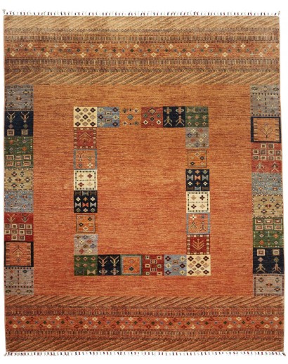Tappeto Siva Pakistan marrone grigio 209x250