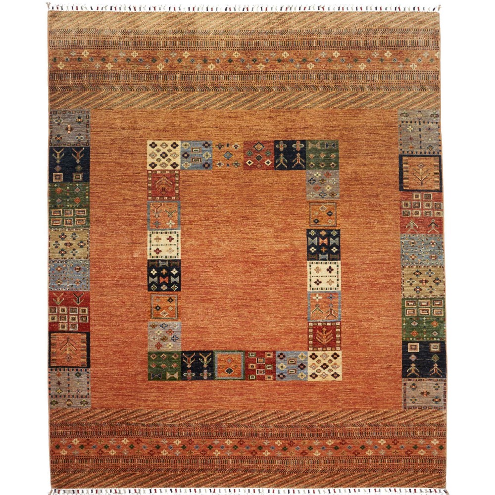Tappeto Siva Pakistan marrone grigio 209x250 Tappeto Siva Pakistan marrone grigio 209x250