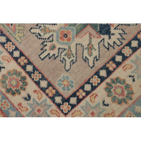 Tappeto Kazak Afghanistan beige azzurro 71x318