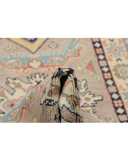Tappeto Kazak Afghanistan beige azzurro 71x318
