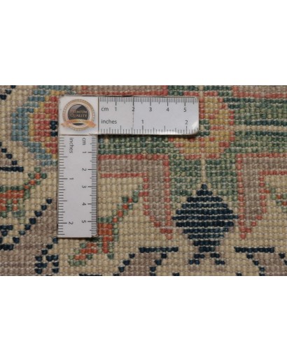 Tappeto Kazak Afghanistan beige azzurro 71x318