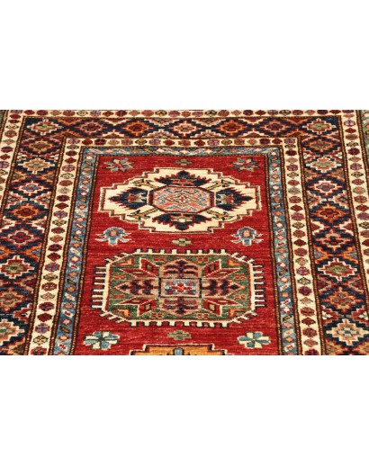 Tappeto Kazak Fine Pakistan marrone grigio 82x401