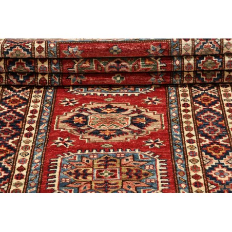 Tappeto Kazak Fine Pakistan marrone grigio 82x401