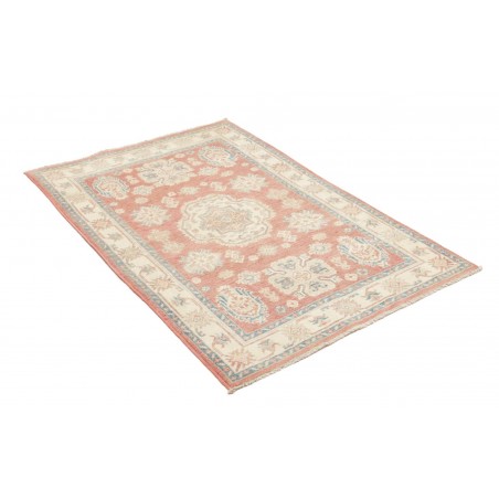 Tappeto Kazak Afghanistan bianco giallo 99x152