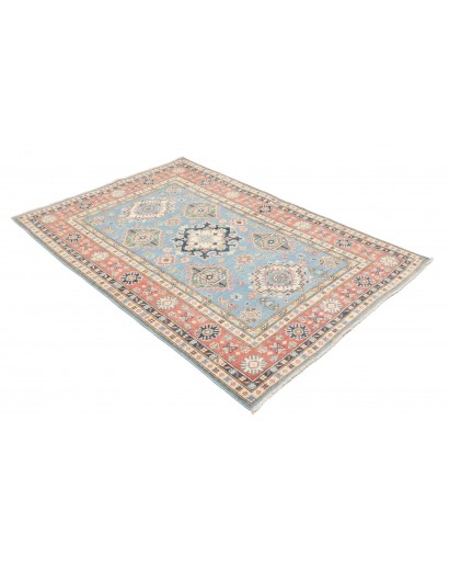 Tappeto Kazak Afghanistan bianco grigio 119x179