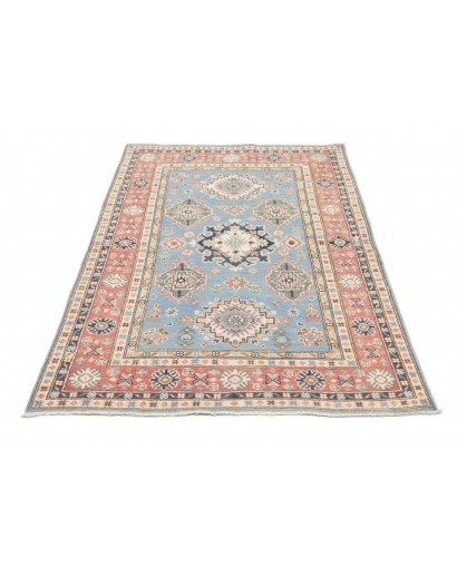 Tappeto Kazak Afghanistan bianco grigio 119x179