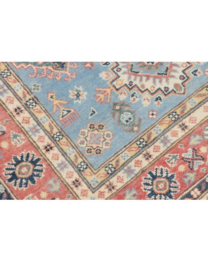 Tappeto Kazak Afghanistan bianco grigio 119x179