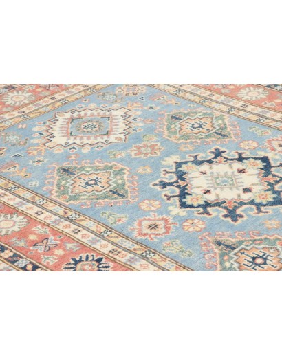 Tappeto Kazak Afghanistan bianco grigio 119x179