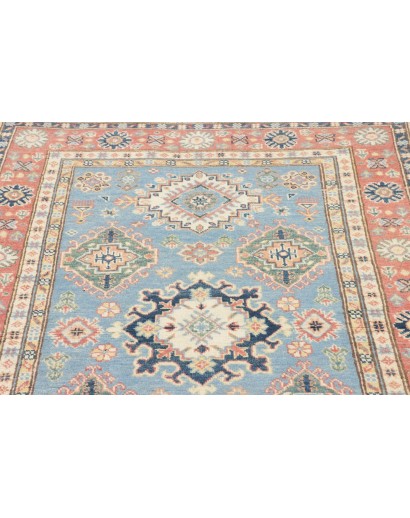 Tappeto Kazak Afghanistan bianco grigio 119x179