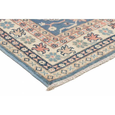 Tappeto Kazak Afghanistan beige azzurro 77x130