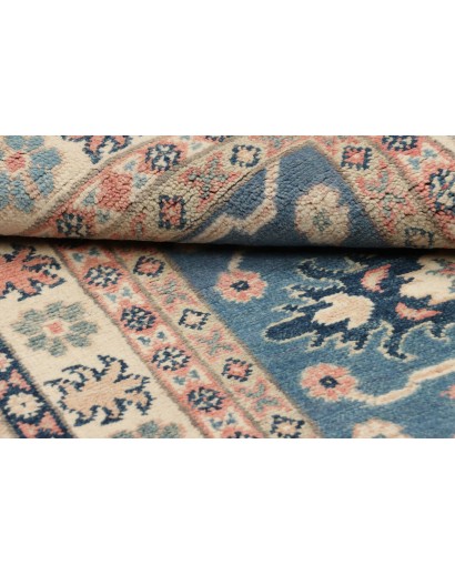 Tappeto Kazak Afghanistan beige azzurro 77x130
