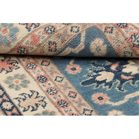 Tappeto Kazak Afghanistan beige azzurro 77x130