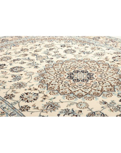 Tappeto Nain 9La Persia bianco grigio 205x325