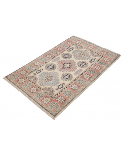 Tappeto Kazak Afghanistan marrone grigio 87x131