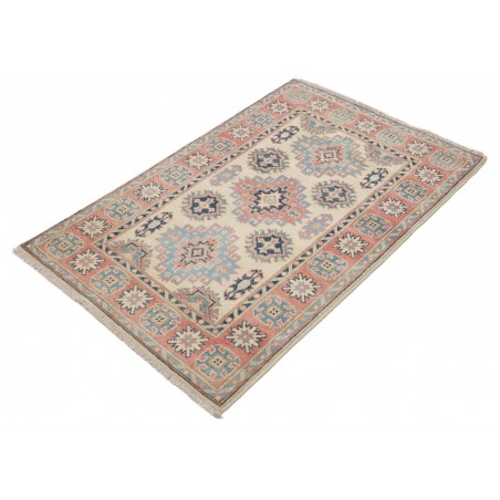 Tappeto Kazak Afghanistan marrone grigio 87x131