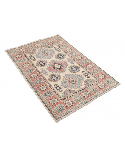 Tappeto Kazak Afghanistan marrone grigio 87x131