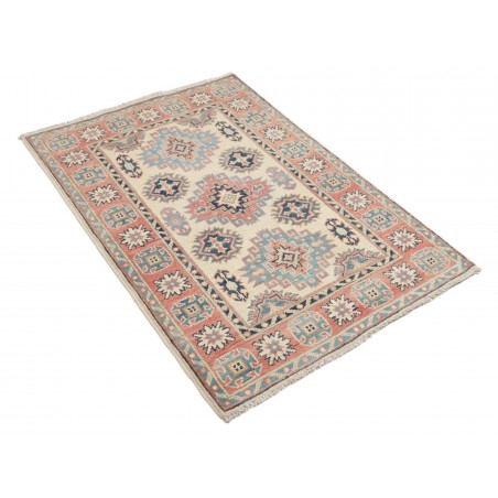 Tappeto Kazak Afghanistan marrone grigio 87x131