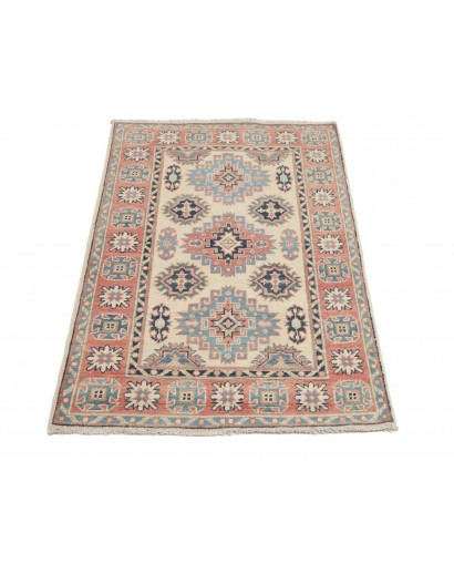 Tappeto Kazak Afghanistan marrone grigio 87x131