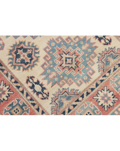 Tappeto Kazak Afghanistan marrone grigio 87x131