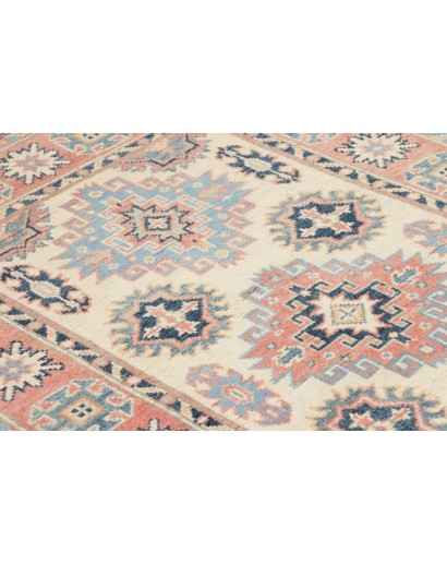 Tappeto Kazak Afghanistan marrone grigio 87x131