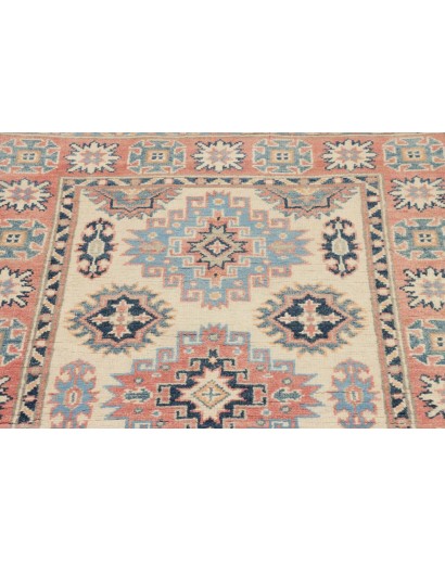 Tappeto Kazak Afghanistan marrone grigio 87x131