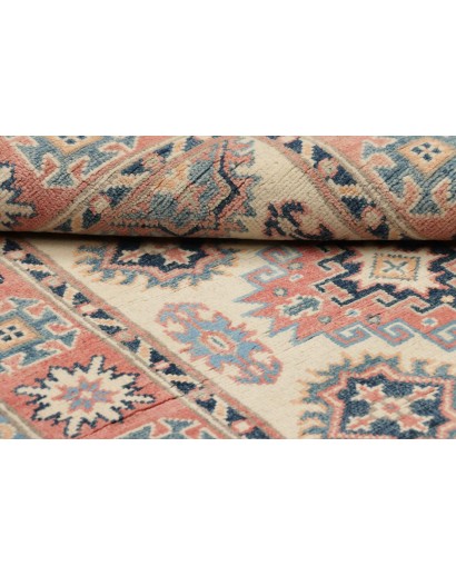 Tappeto Kazak Afghanistan marrone grigio 87x131