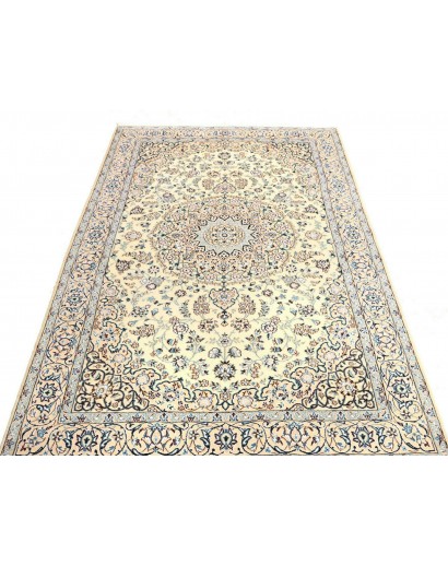 Tappeto Nain 9La Persia beige bianco 130x218
