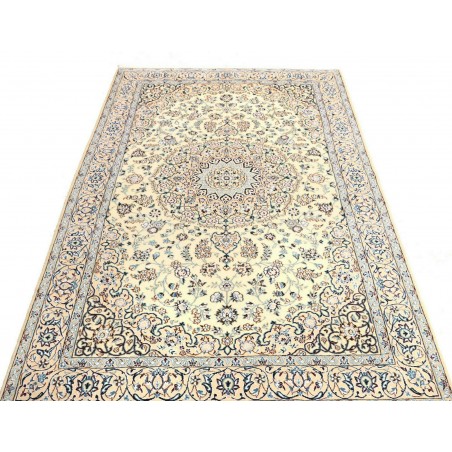 Tappeto Nain 9La Persia beige bianco 130x218