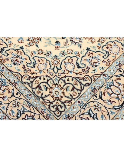 Tappeto Nain 9La Persia beige bianco 130x218