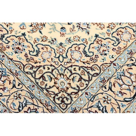 Tappeto Nain 9La Persia beige bianco 130x218