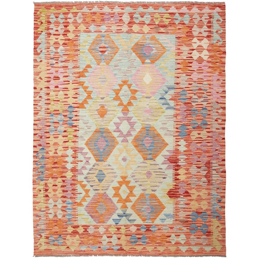 Tappeto Kilim Afghanistan marrone 148x192