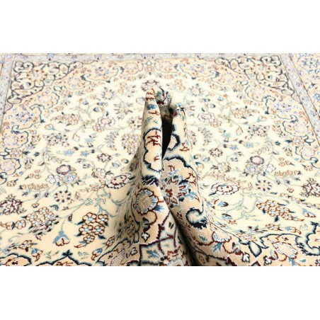 Tappeto Nain 9La Persia beige bianco 130x218
