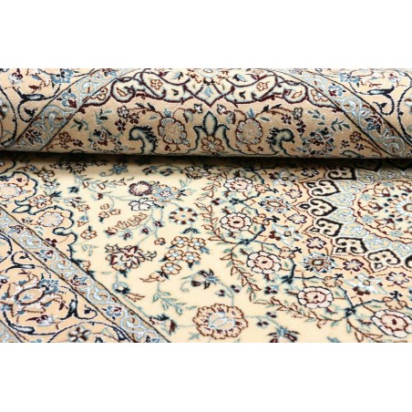 Tappeto Nain 9La Persia beige bianco 130x218