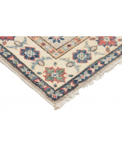 Tappeto Kazak Afghanistan beige azzurro 61x90