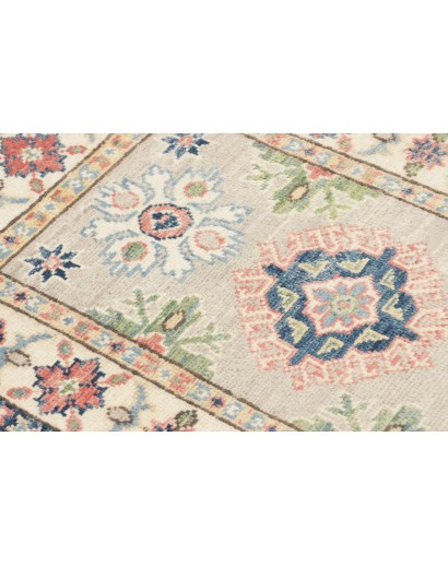 Tappeto Kazak Afghanistan beige azzurro 61x90
