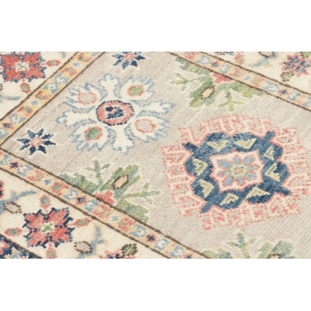 Tappeto Kazak Afghanistan beige azzurro 61x90