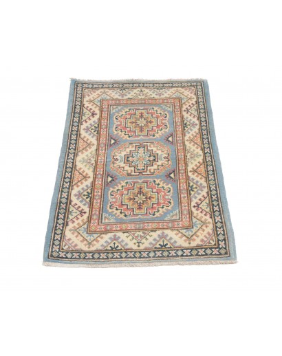 Tappeto Kazak Afghanistan azzurro 61x89