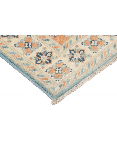 Tappeto Kazak Afghanistan beige azzurro 64x86