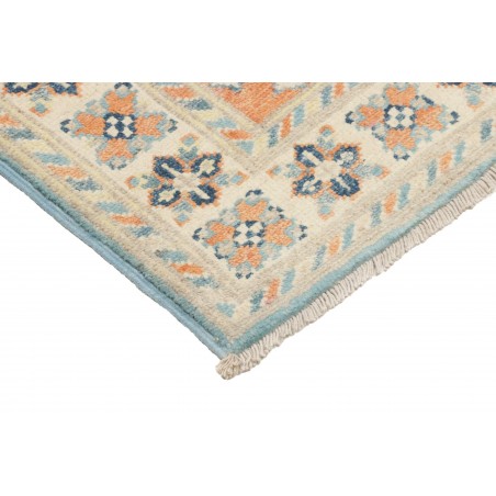 Tappeto Kazak Afghanistan beige azzurro 64x86