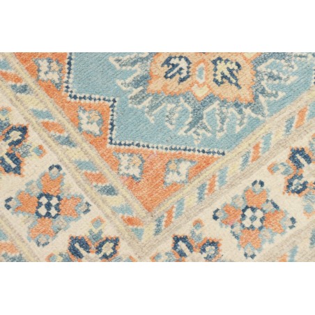 Tappeto Kazak Afghanistan beige azzurro 64x86