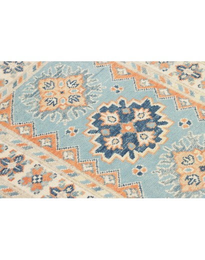 Tappeto Kazak Afghanistan beige azzurro 64x86