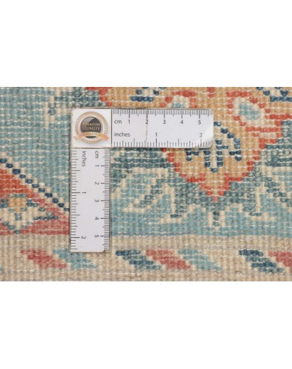 Tappeto Kazak Afghanistan beige azzurro 64x86