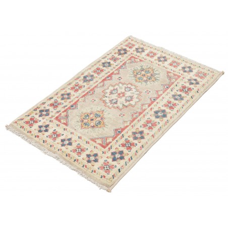 Tappeto Kazak Afghanistan marrone azzurro 61x96