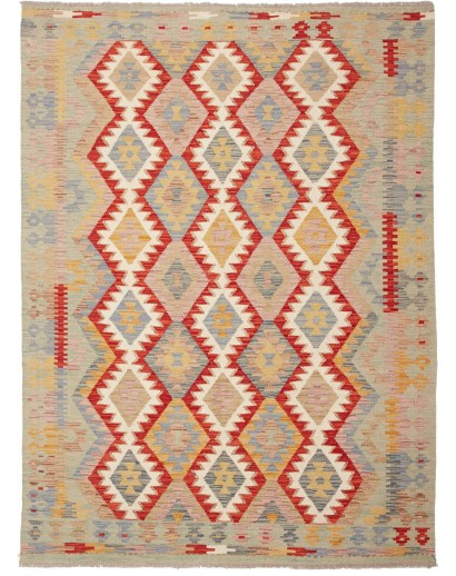 Tappeto Kilim Afghanistan marrone 150x201