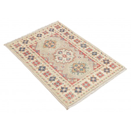 Tappeto Kazak Afghanistan marrone azzurro 61x96