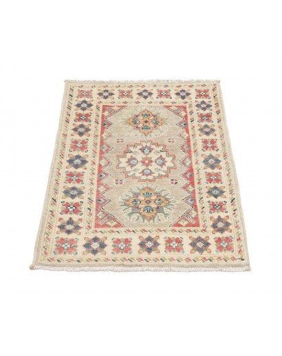 Tappeto Kazak Afghanistan marrone azzurro 61x96