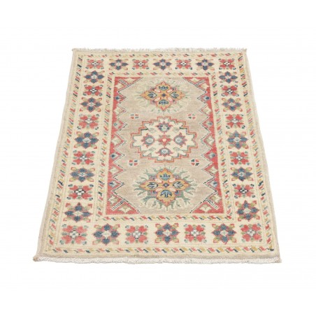Tappeto Kazak Afghanistan marrone azzurro 61x96