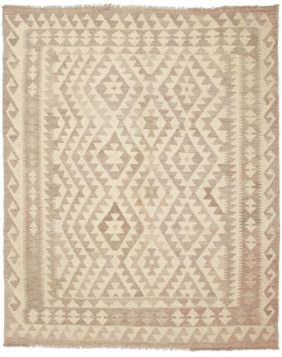 Tappeto Kilim Afghanistan beige marrone 160x198