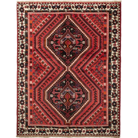Tappeto Shiraz Persia marrone 161x202